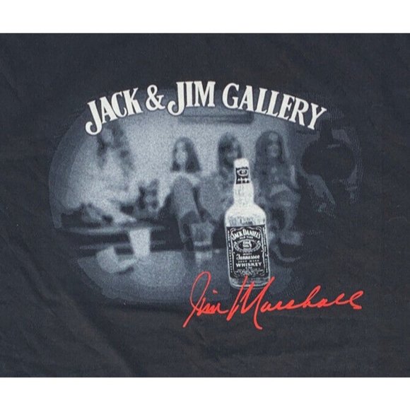 Men's Bay Island Jack & Jim Gallery T-Shirt Black XL Austin‎ City Limits NOS - Picture 2 of 11